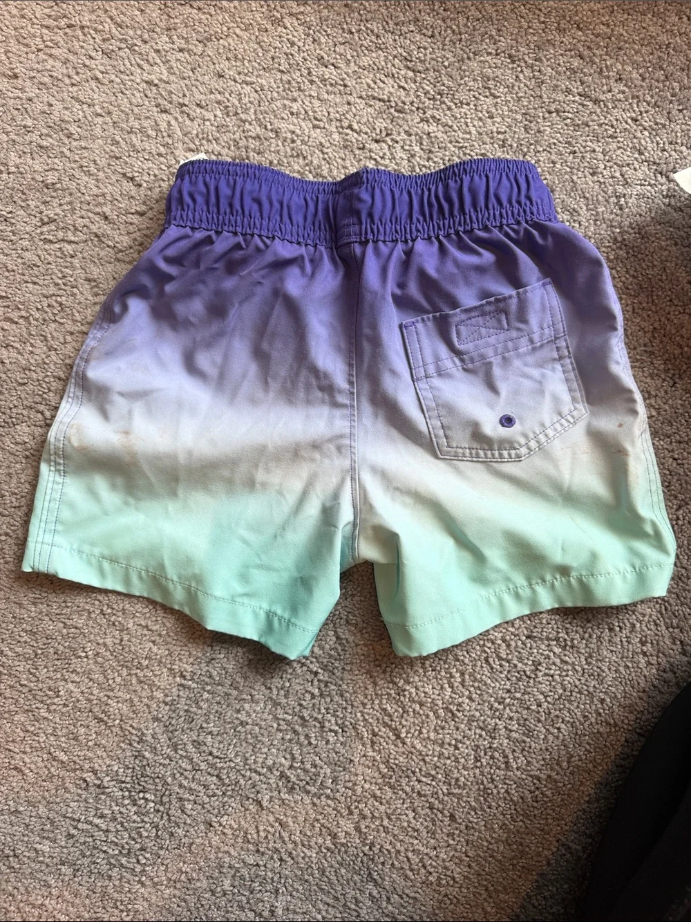 abercrombie kids Purple-to-Mint Ombre Swim Shorts